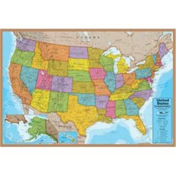 Round World Products Round World Products RWPHMP02 24 x 36 in. USA Puzzle; 500 Pieces RWPHMP02 - main